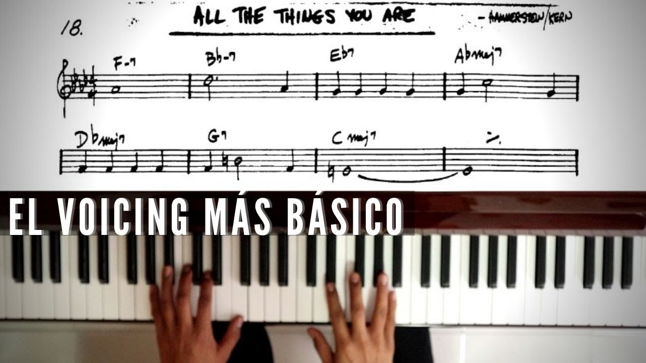 Tocando jazz en piano de forma fácil.