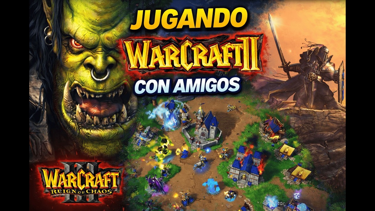jugando con amigos #warcraft3 - 3
