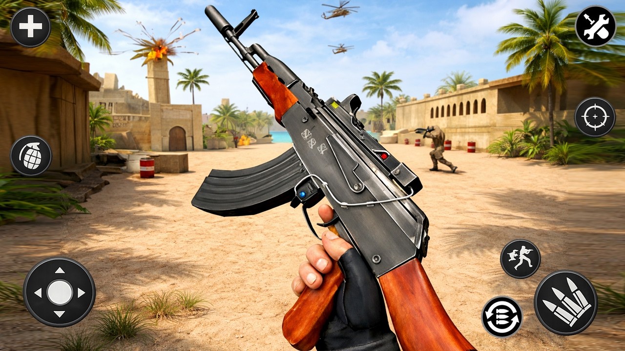 Counter Terrorist Missions of Gun Shooting Game Android Gameplay iOS
