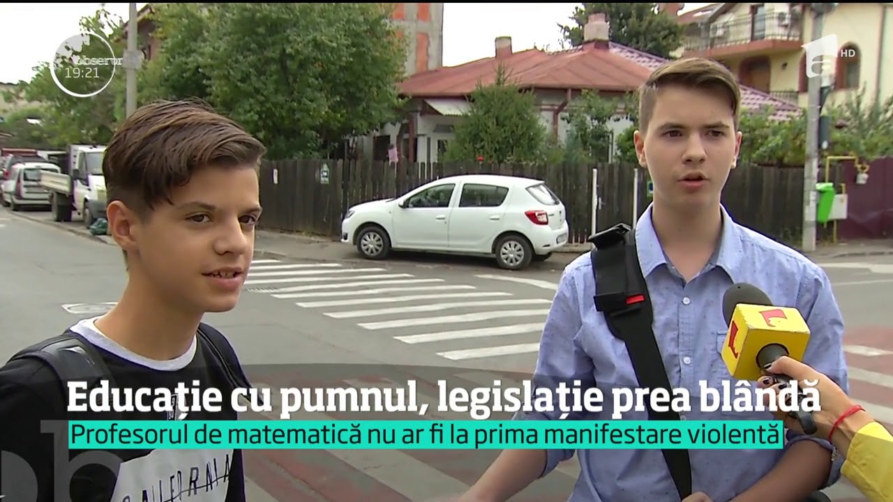 Un profesor din Gorj e acuzat că a dat un elev premiant cu capul de hidrant, pe holul şcolii