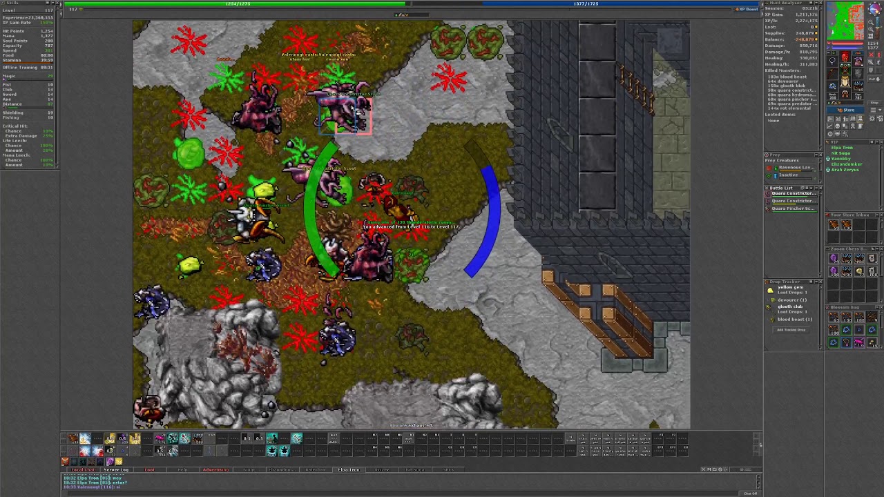 TIBIA RP: Royal Paladin 100+ Oramond West 2.3kk/hr
