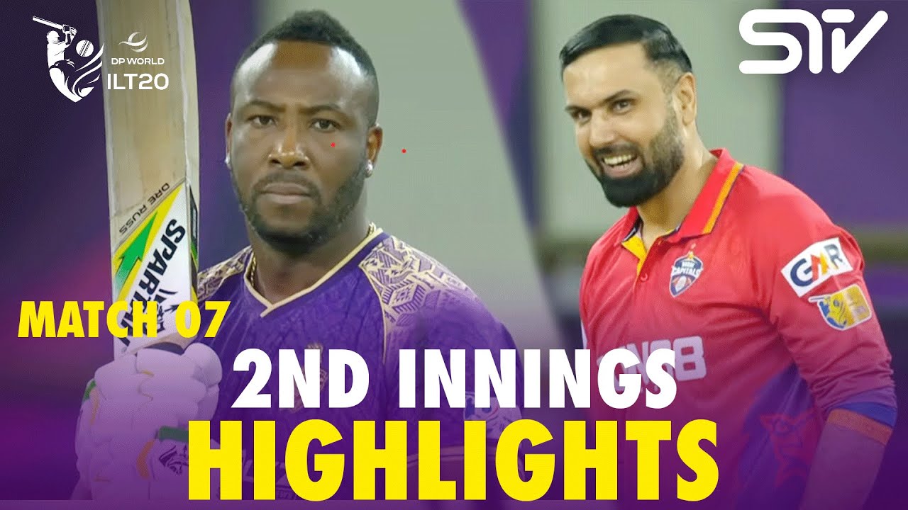 2nd Innings Highlights | DC vs ADKR | Match 07 | DP World ILT20 M3Y1J