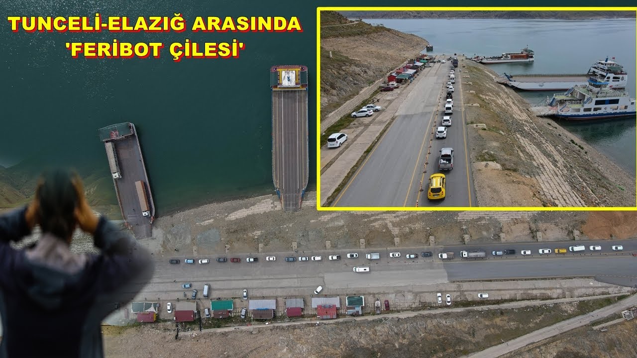Pertek'te feribot çilesi, köprü talebi