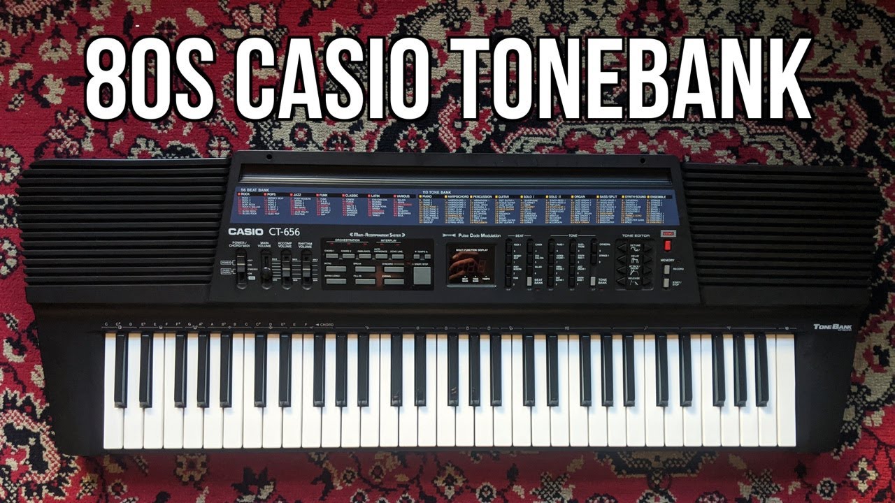 Casio CT 656 tonebank keyboard - all 110 presets, playing, no talking!
