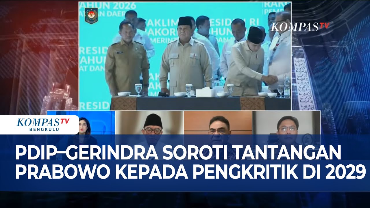 PDIP–Gerindra Soroti Tantangan Prabowo kepada Pengkritik di 2029