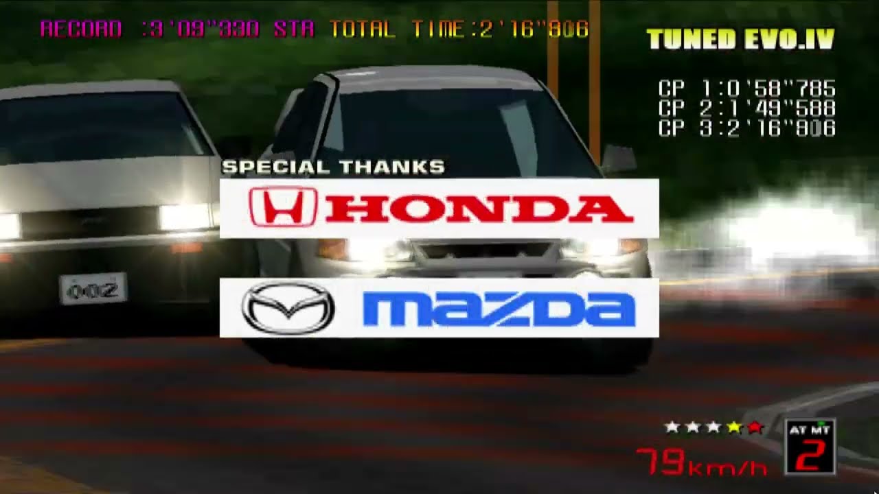 Battle Gear 2 ☆5 弩級 3:09.330 evo4 tuned