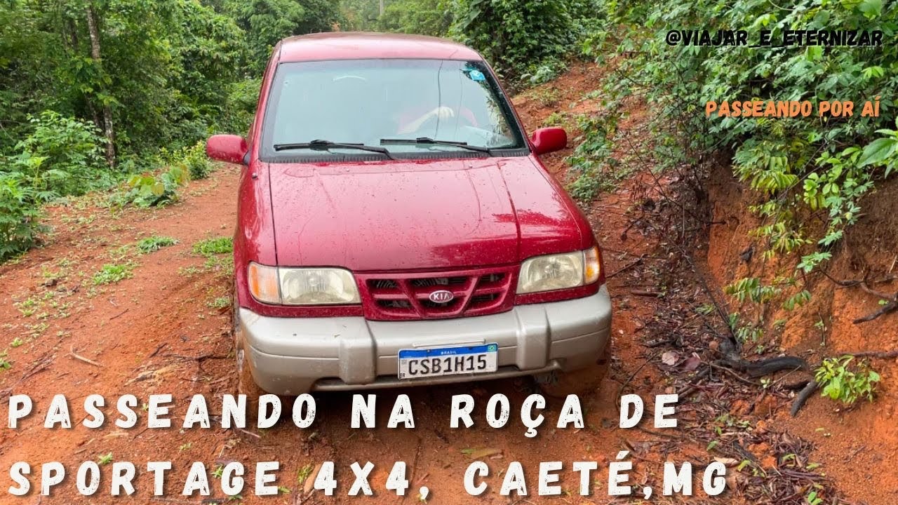Passeando na roça de Sportage 4x4, Caeté, MG