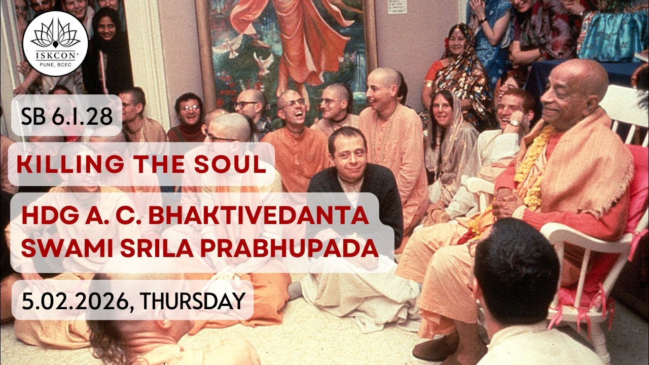 SB 6.01.28 | Killing the soul | HDG A.C Bhaktivedanta Swami Srila Prabhupada