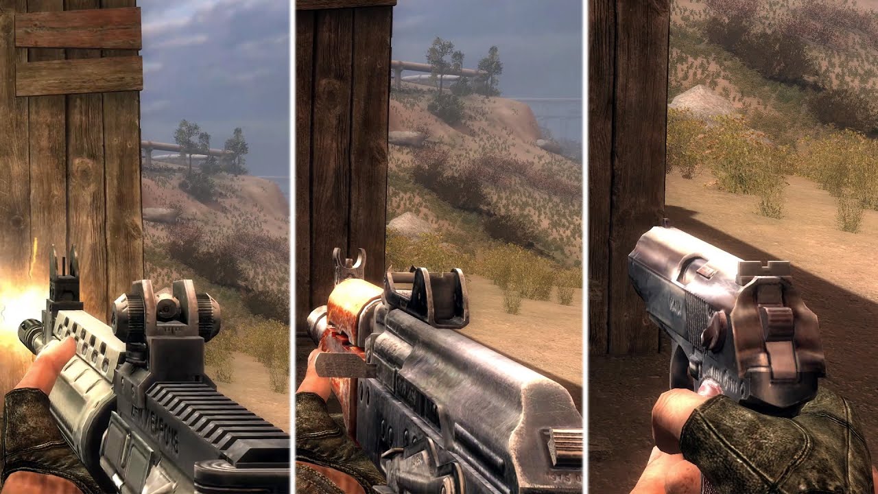 Stalker Call of Pripyat Firing All Firearms Showcase Gun Sounds and Reload Animations 4K