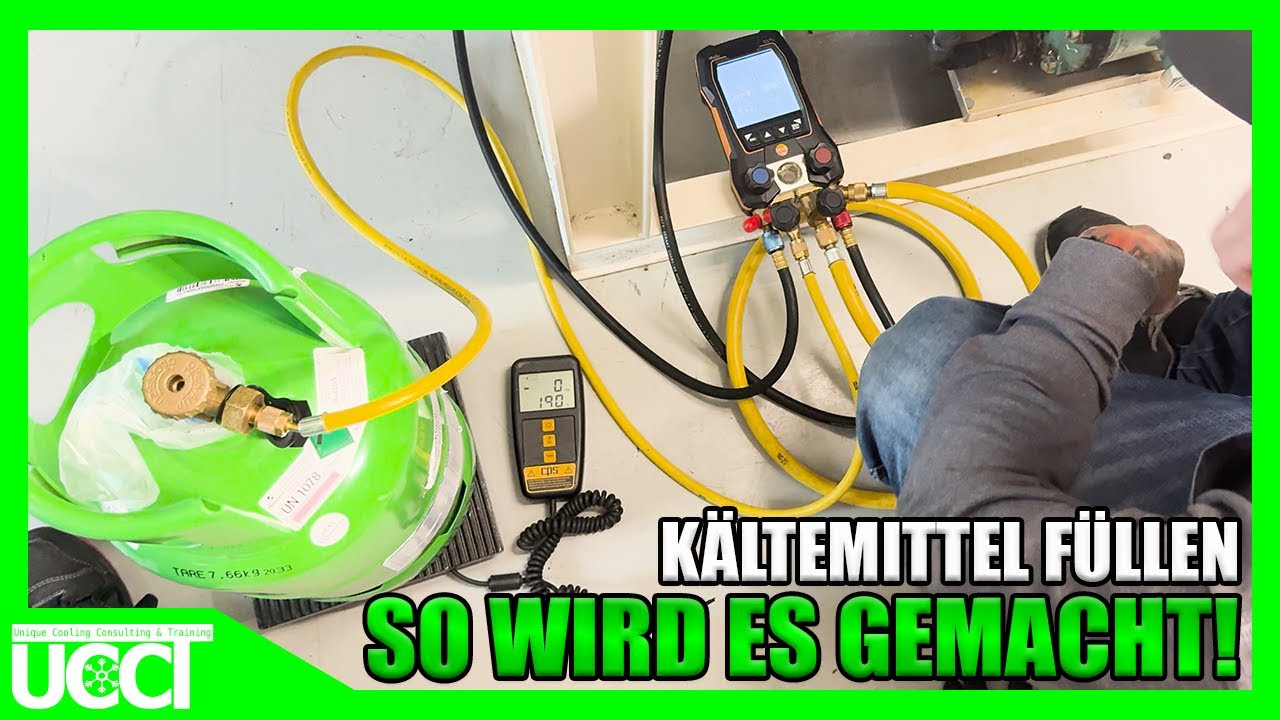 easy Kältetechnik: Kältemittel füllen