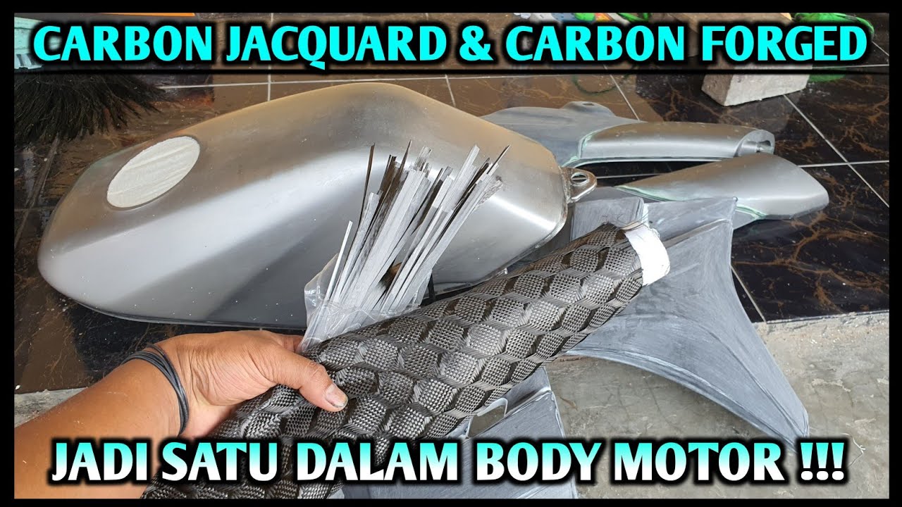 KOMBINASI APIK DUA MOTIF CARBON ! Skining carbon fiber dengan dua motif yang berbeda dalam 1 bodi