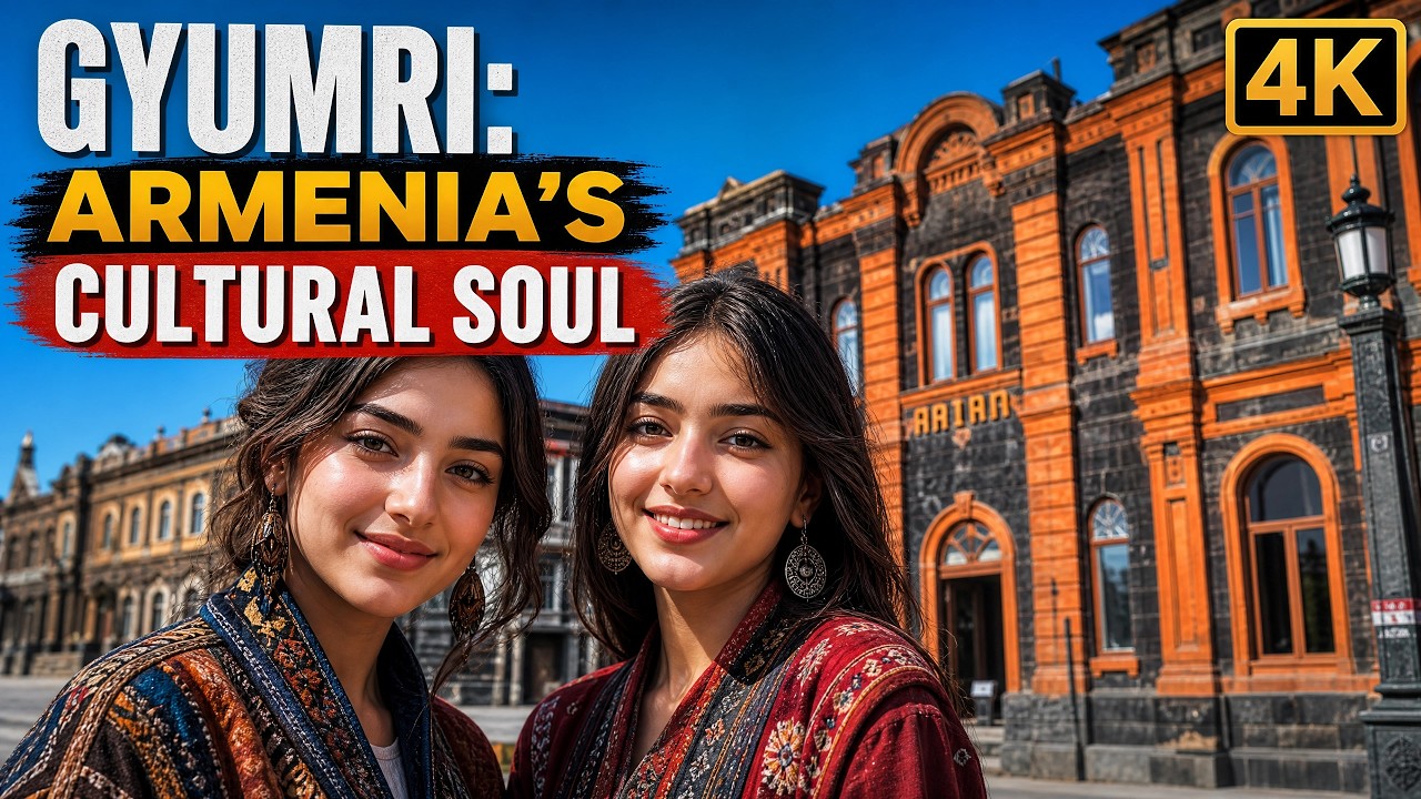 Гюмри, Армения🇦🇲 Великолепная культура и архитектура второго по величине города Армении [Армения 4K]