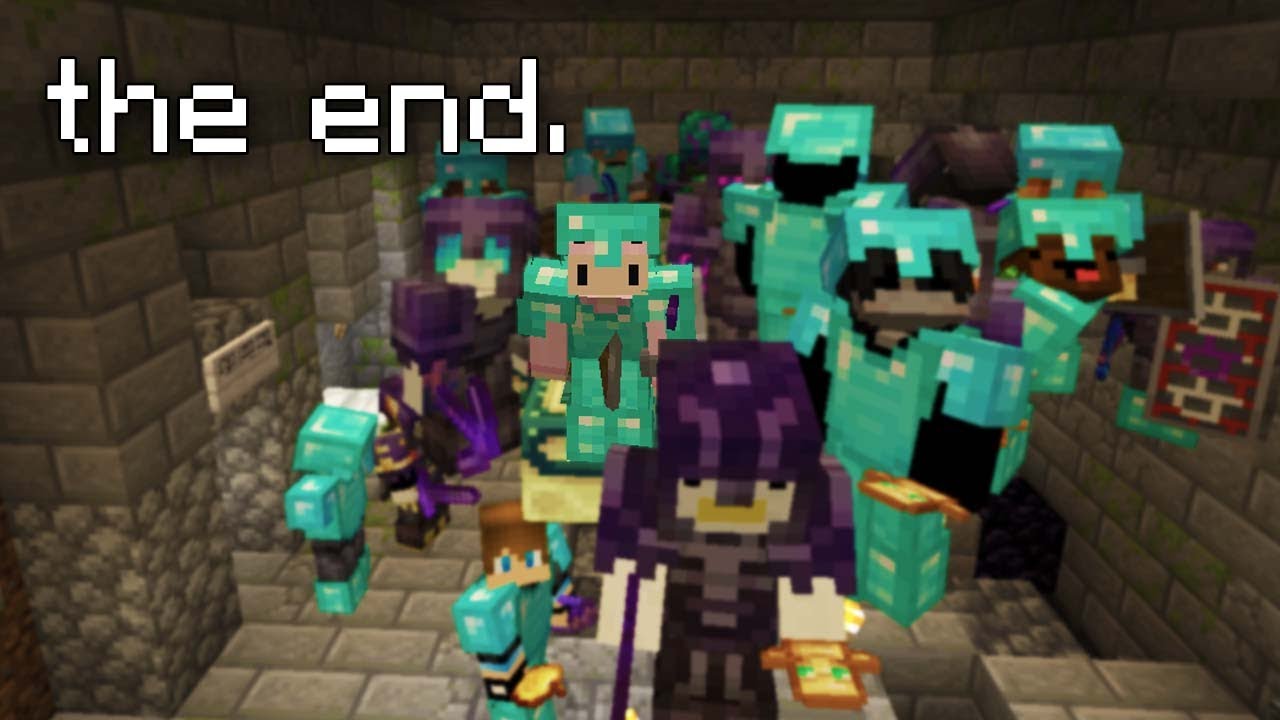 Minecraft SMP Battles the Ender Dragon!