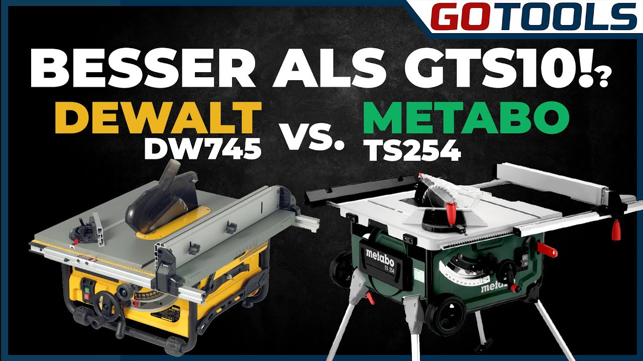 🔥 Besser als die GTS10? Underdogs..? Tischkreissägen Dewalt DW745 und Metabo TS254 | inkl. Verlosung