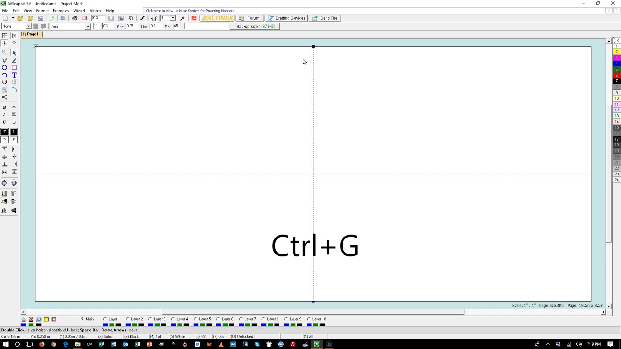 Using Guidelines for AVSnap