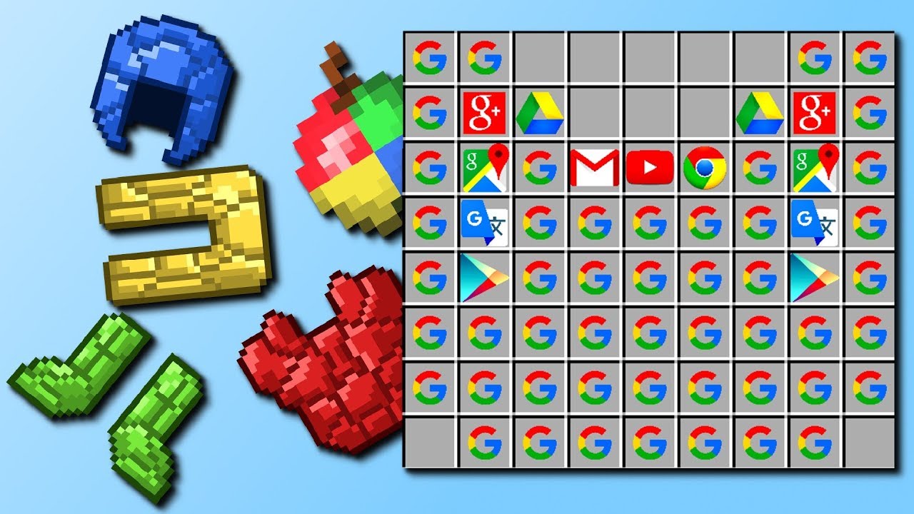 Minecraft GOOGLE MOD!! (Google R&uuml;stung & Werkzeuge) [Deutsch]