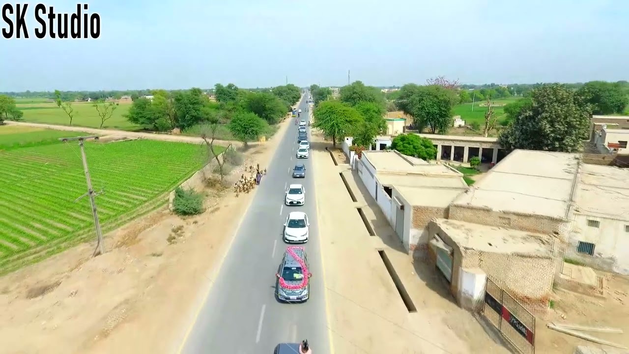 Amazing drone view l Barat event l Lodhran.