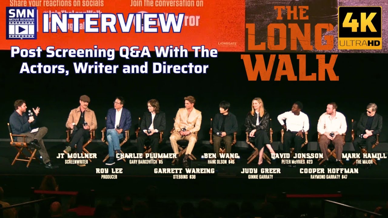 THE LONG WALK | Post Screening Q&A With The Cast (2025) | Cooper Hoffman, David Jonsson