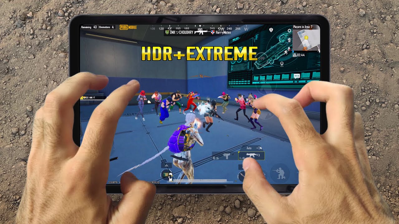 iPad Mini 6 HANDCAM 🔥 HDR+EXTREME ❤️ Pubg Test 2024/ 4 Fingers claw/ Best Sensitivity