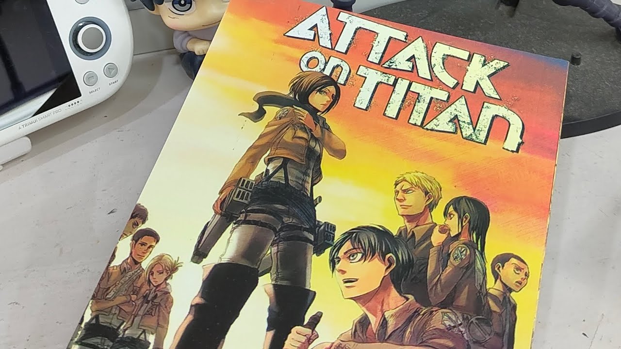 unboxing attack on titan manga | amazon finds | anime | asmr