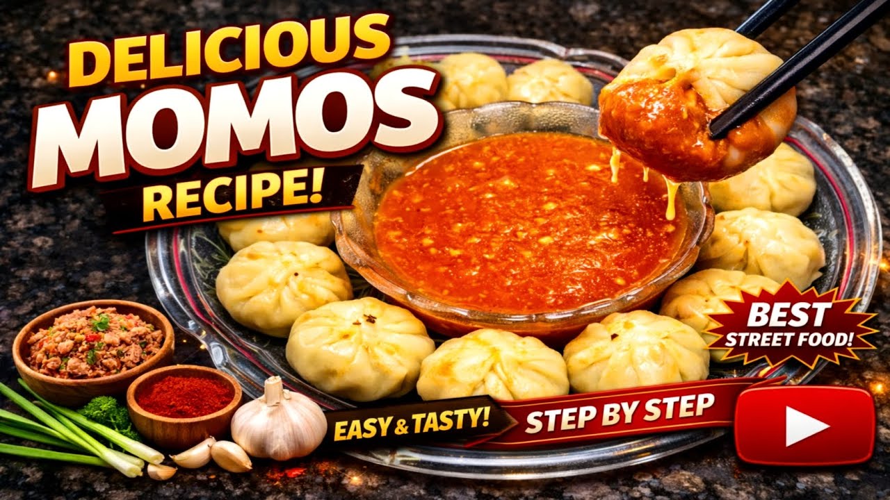 Momos Recipe: Ghar par tasty Momos Recipe banane ka asaan tareeka