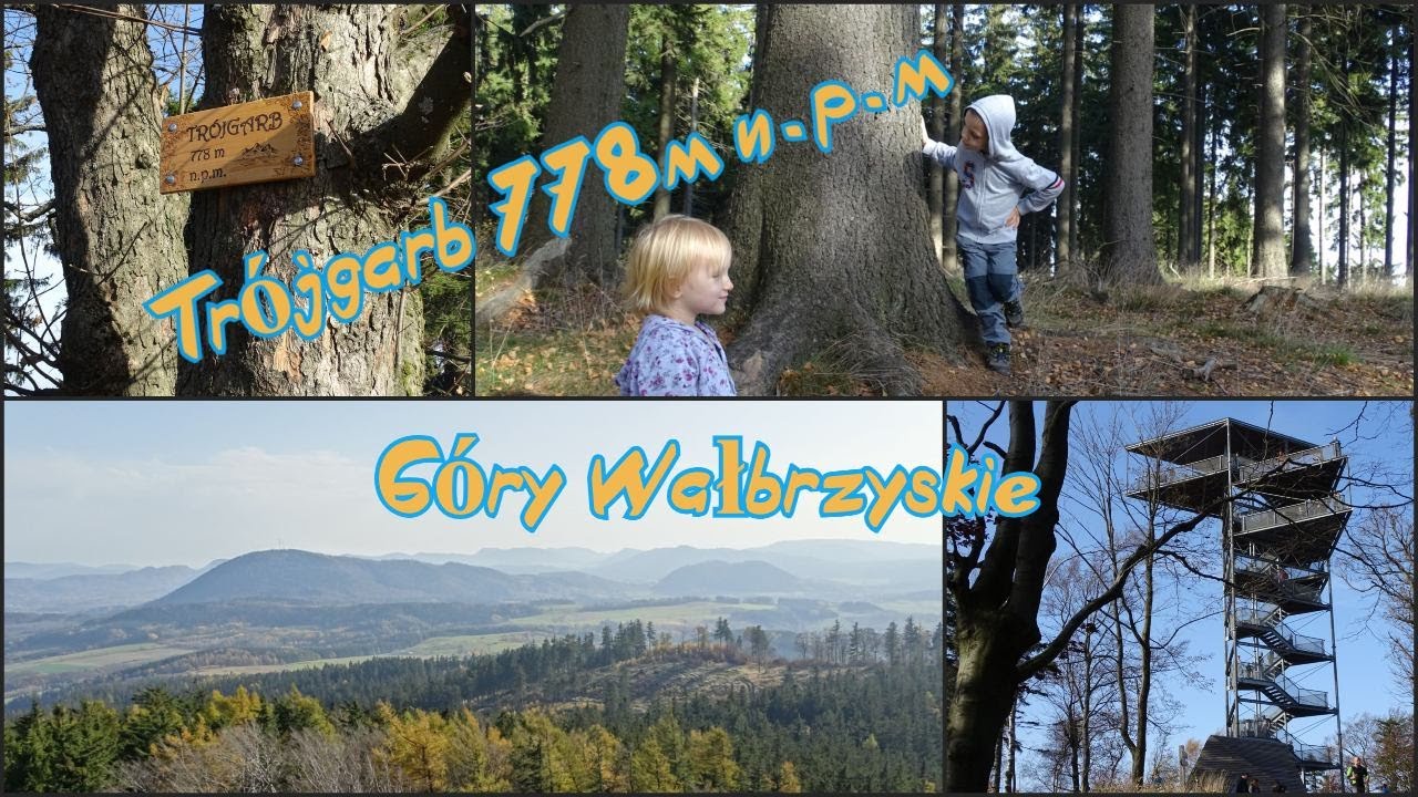 Tr&oacute;jgarb 778 m n.p.m. G&oacute;ry Wałbrzyskie