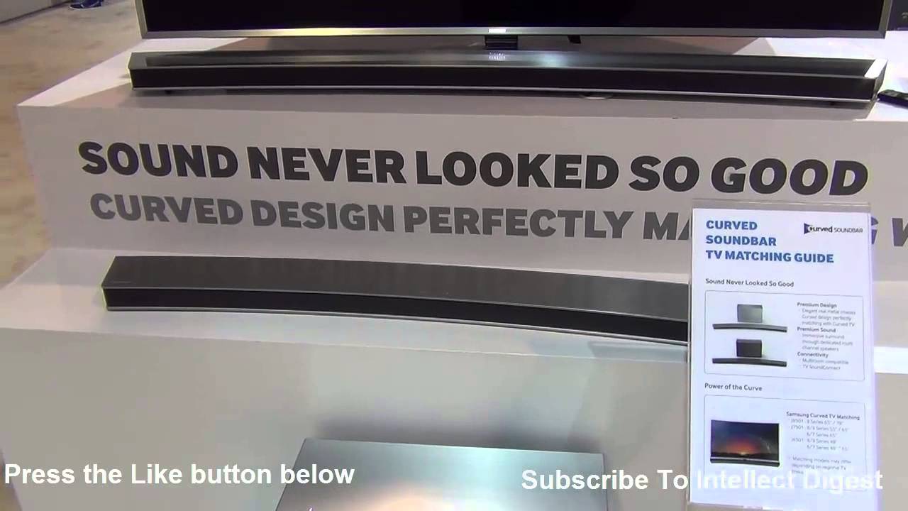 Samsung Curved Sound Bar Audio System Hands On