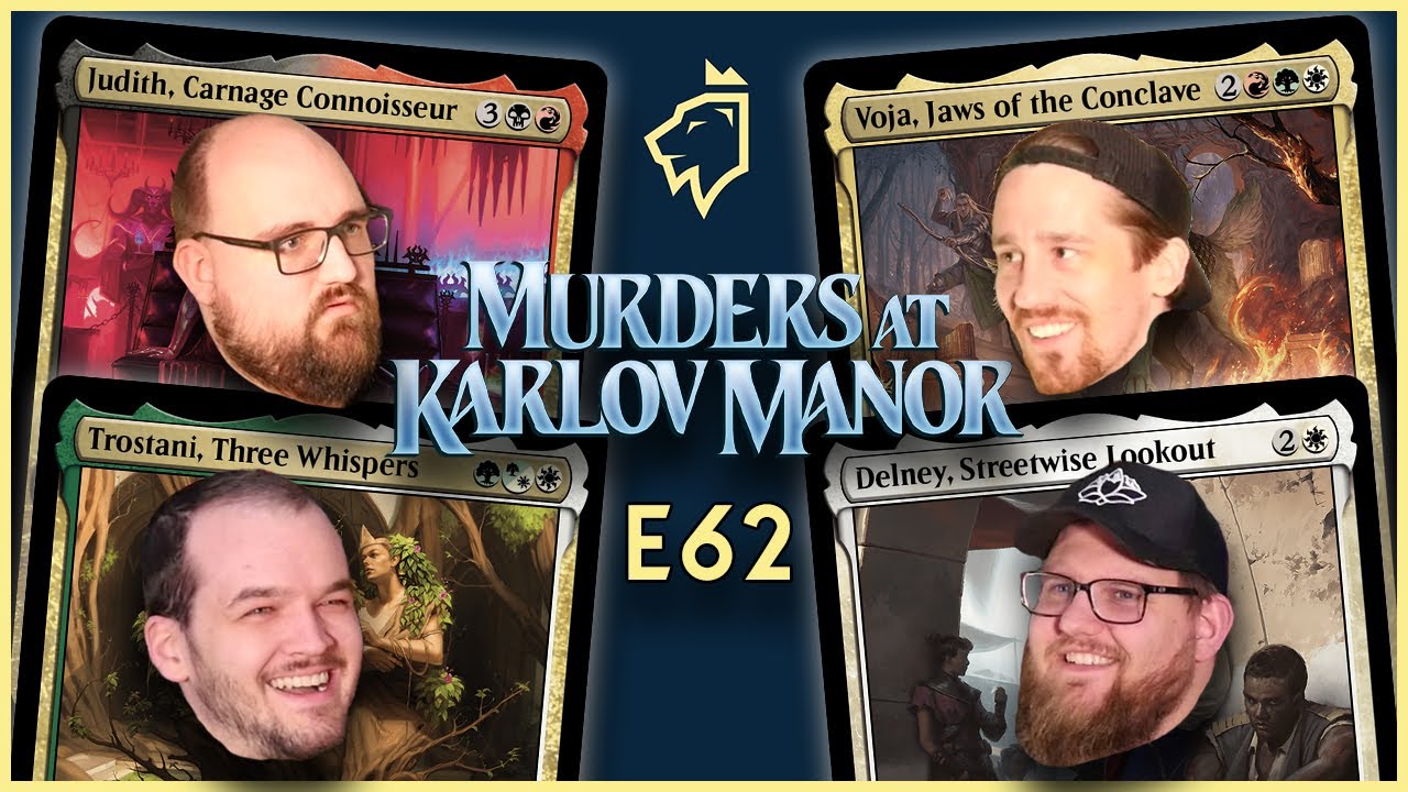 Джудит против Воджи против Делни против Тростани | Геймплей Commander Melee EDH из Murders at Kar...