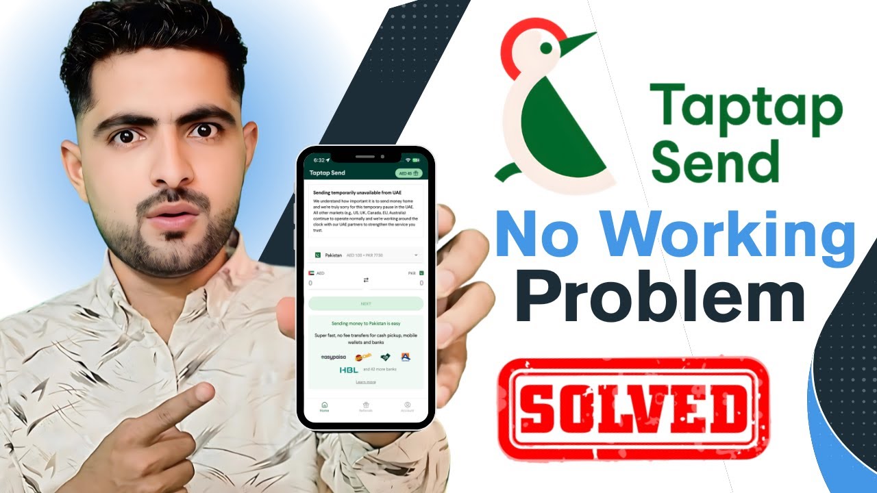 Taptap Send Not Working in UAE? 🔥 Real Reason & Solution | Wait Update! (Taptap Send Problem Solved)