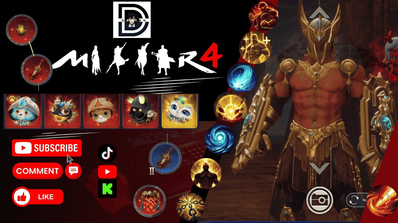 MIR4 LIONHEART CORAZON DE LEON  BUILD HABILIDADES Y MAS. GUIA 2026