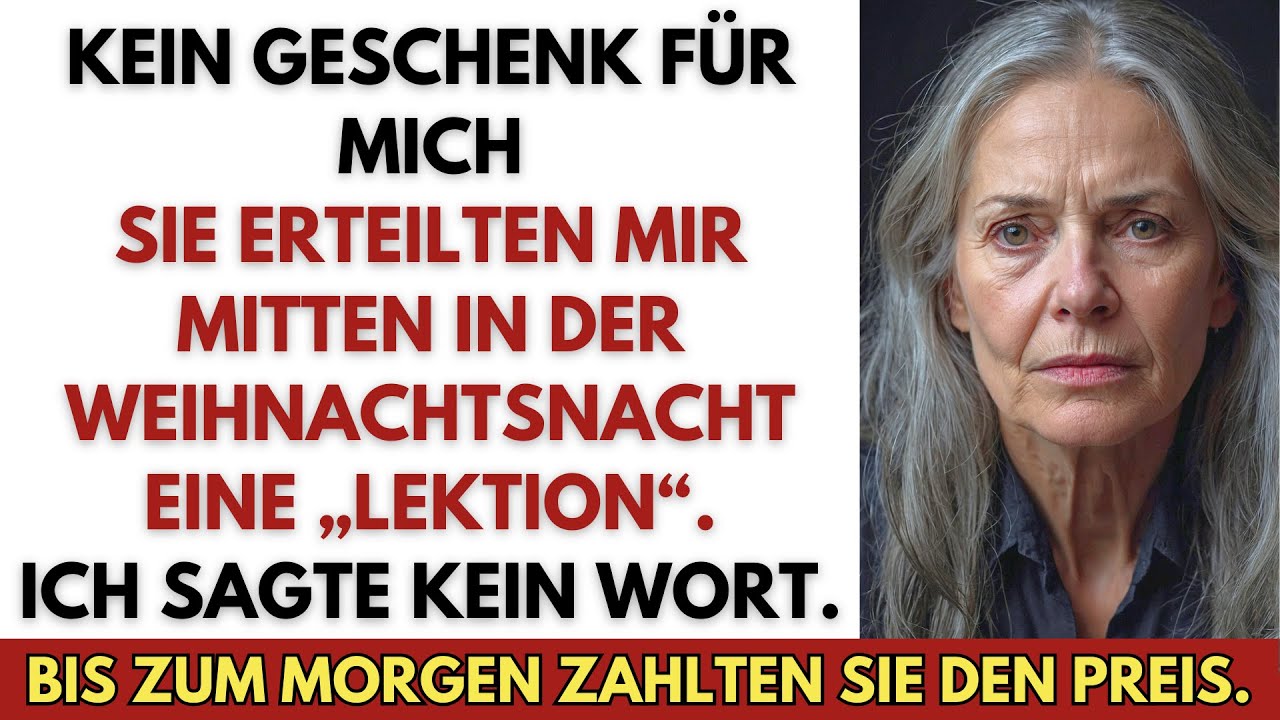 Sie nannten es „Weihnachtslektion“; für mich war’s der Moment, in dem sie sich zerstörten.