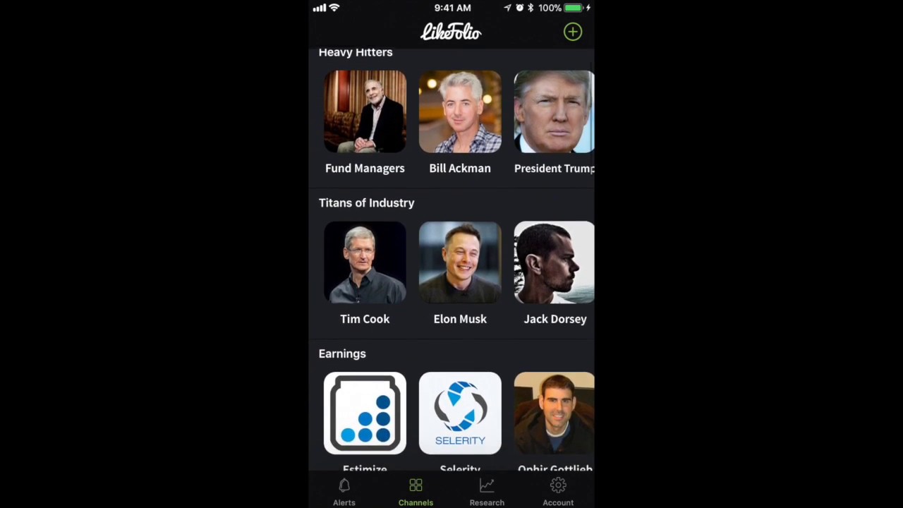 LikeFolio App Intro