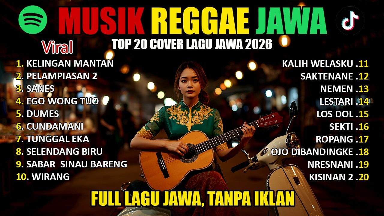 Enak Banget! Lagu Reggae Jawa 2026 Indonesia – Kumpulan Musik Reggae Lagu Jawa Terbaru