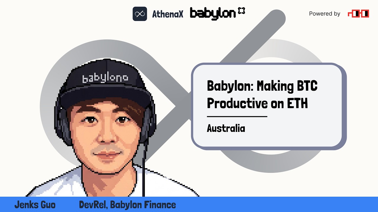 AthenaX Live Stream: EP.3 Babylon: Making BTC Productive on ETH