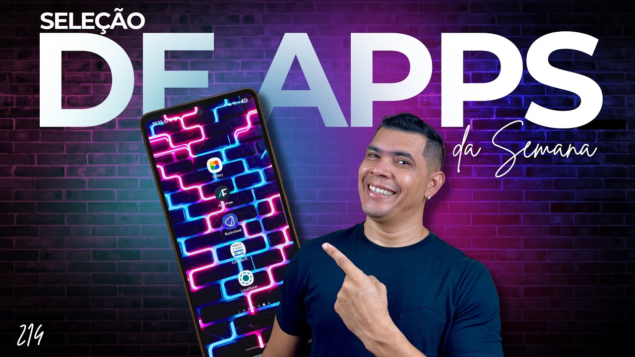 MELHORES APLICATIVOS DA SEMANA ED. 214 - BEST APPS - MEJORES APLICACIONES - TOP 5 APLICATIVOS!
