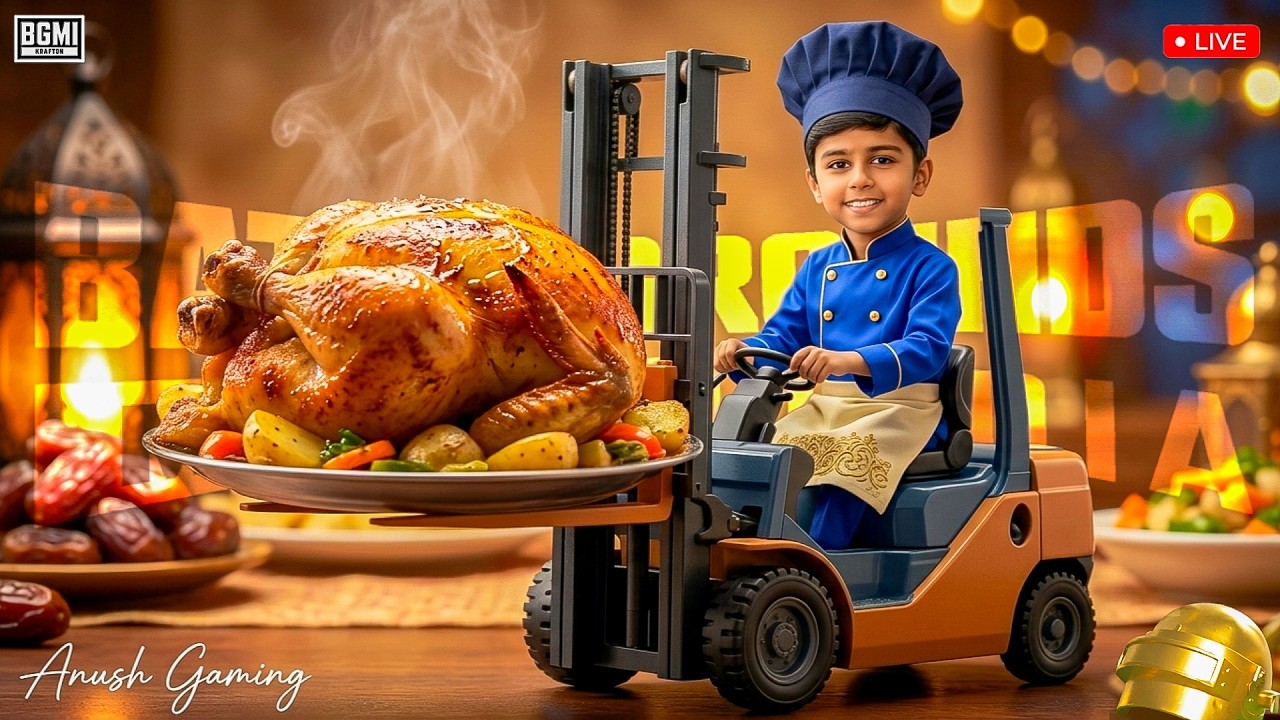 Forklifting the Chicken Dinner! 🚜🍗 | BGMI Live