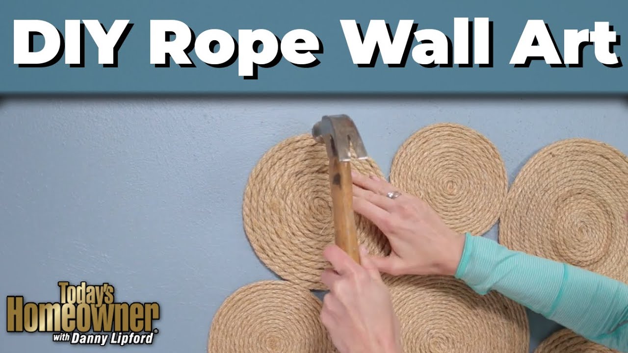 DIY Rope Wall Art