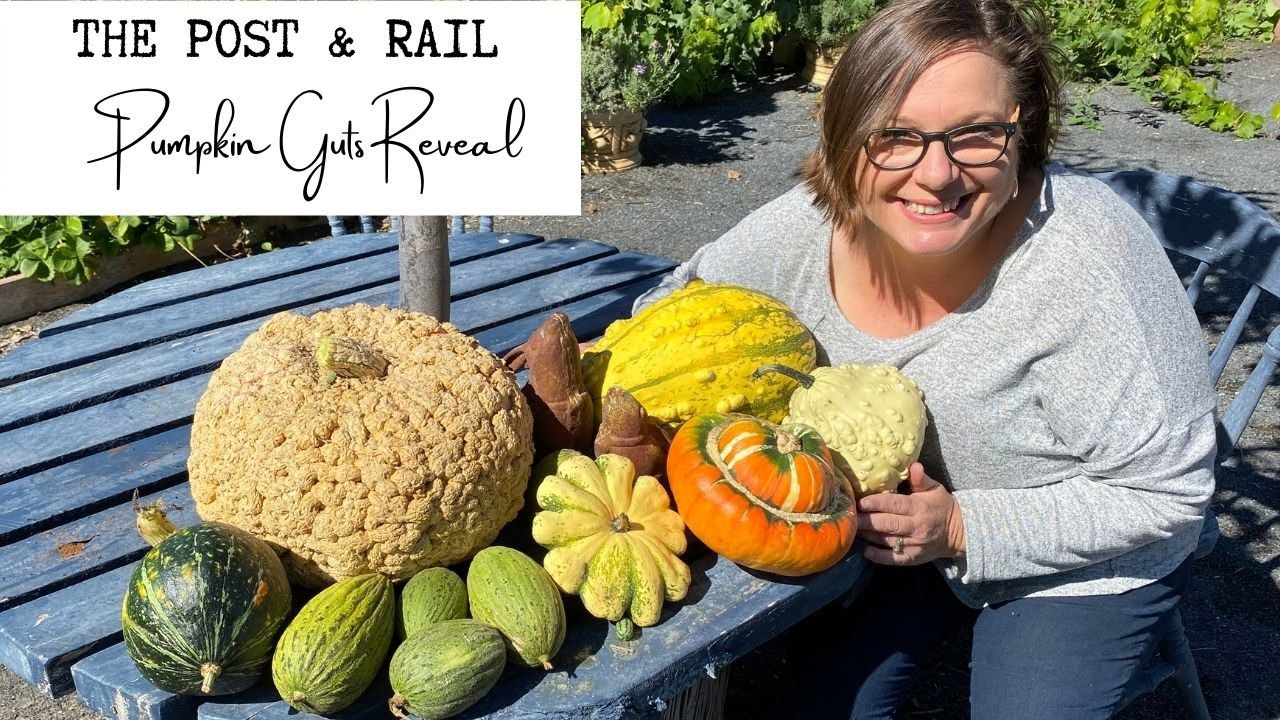 Heirloom Pumpkin Guts Reveal
