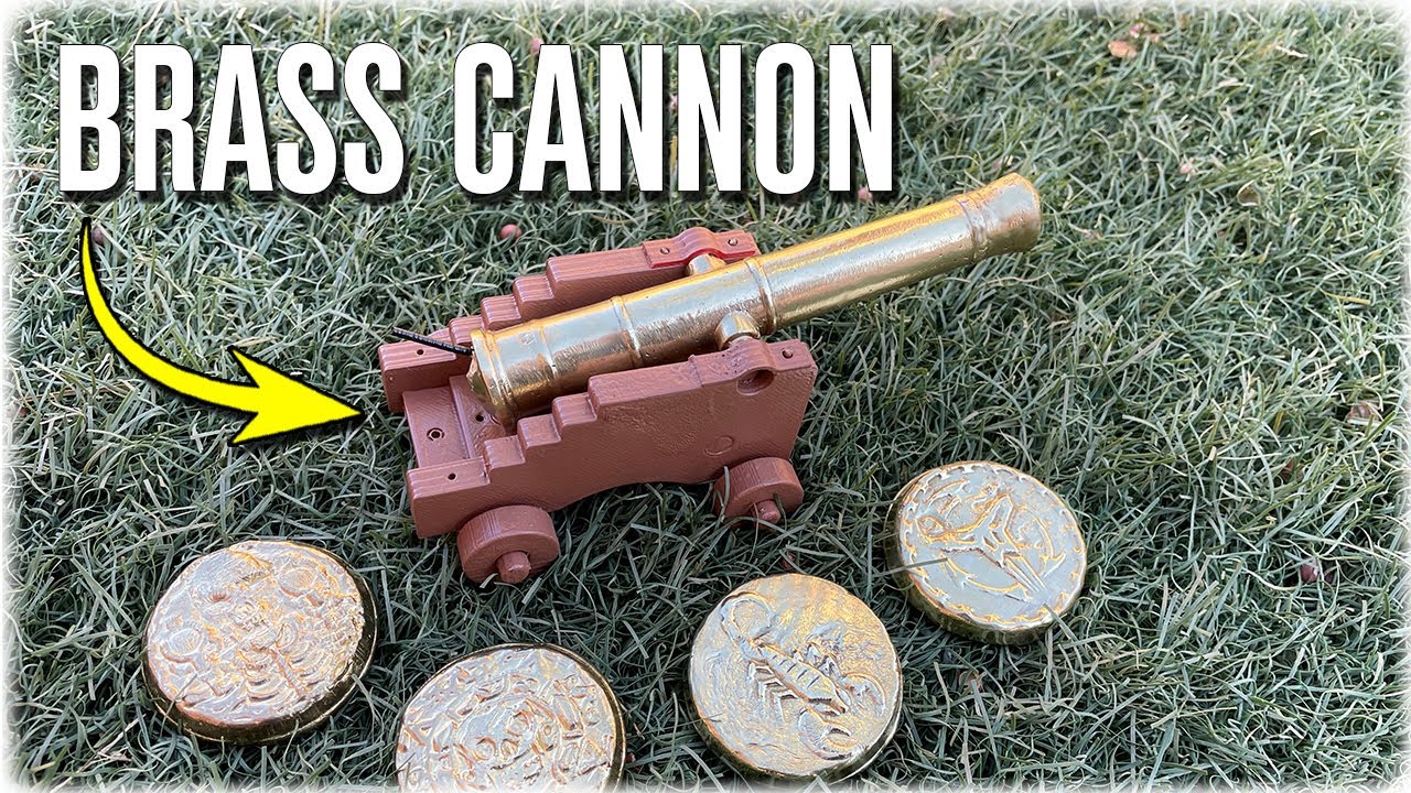 Casting A Solid Brass Cannon From Scrap - Metal Casting Weapons At Home