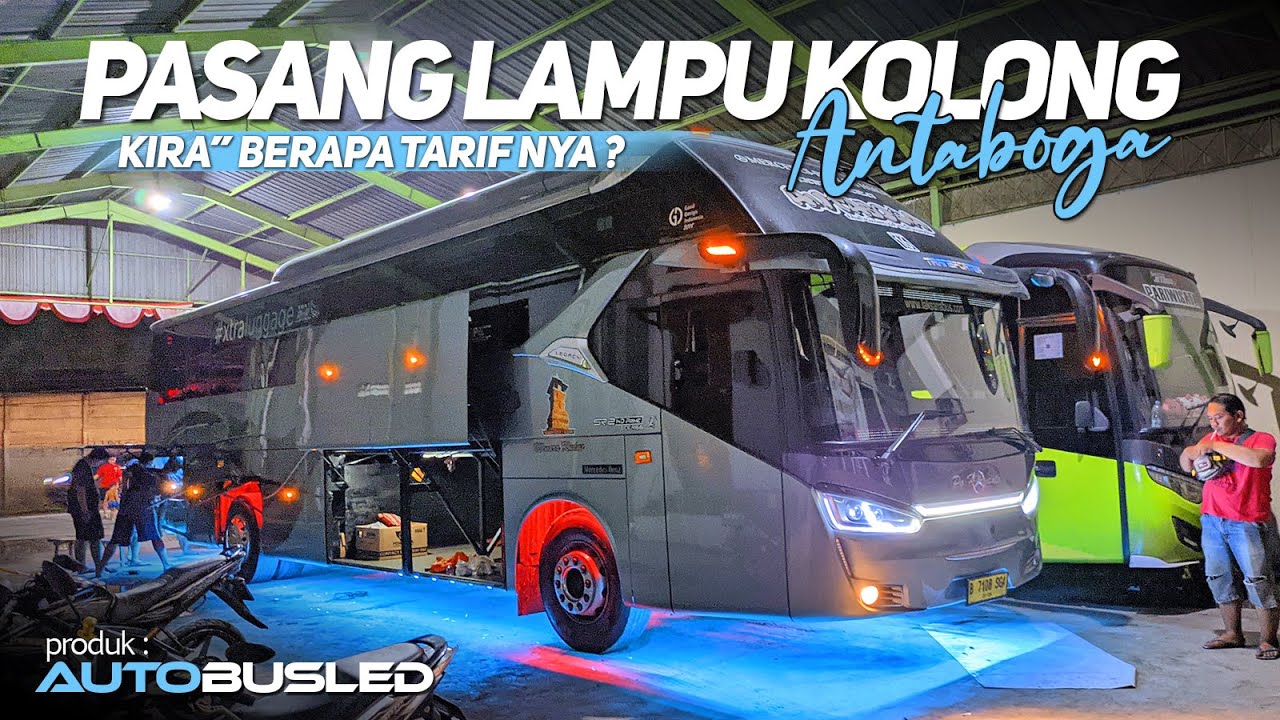 LAMKOL BLUE ICE PALING TERANG..!! PROSES PASANG LAMPU KOLONG HARYANTO WISATA "ANTABOGA"
