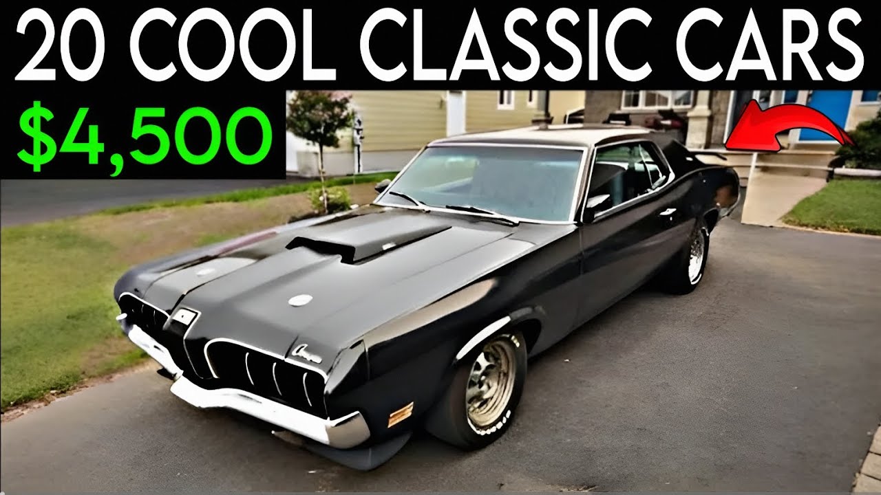 Most Powerful Drivers: 20 Classic Cars ForSale Under $10,000.