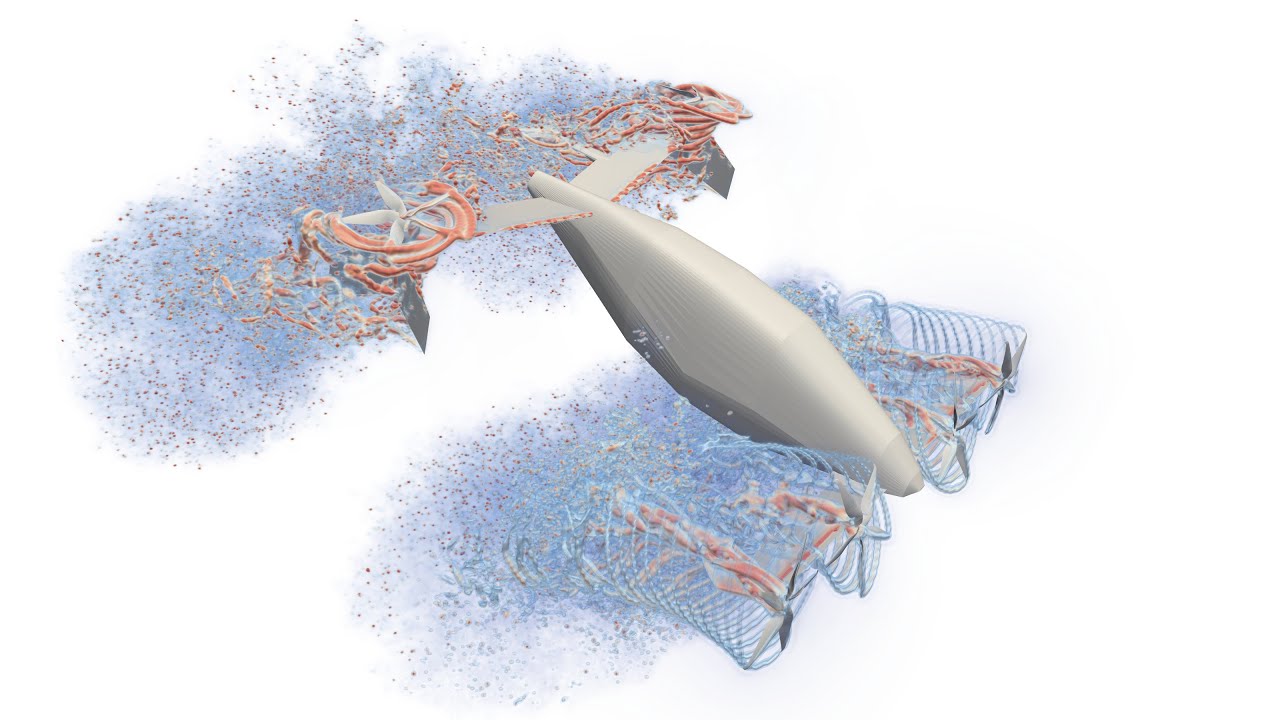 Meshless LES of eVTOL - Reformulated Vortex Particle Method