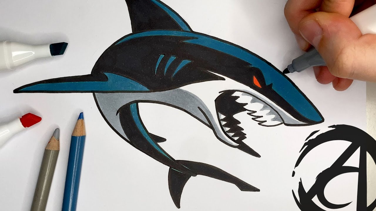 COMO DESENHAR TUBARÃO com a Dai Oliveira