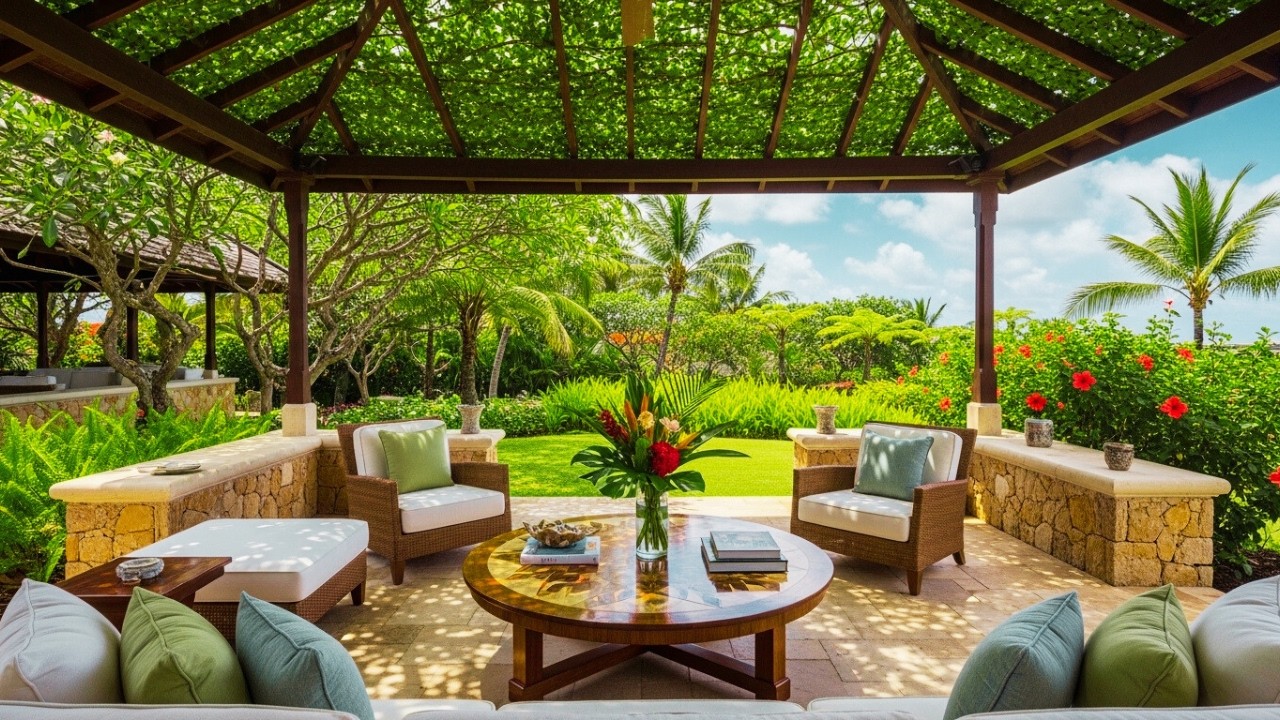 Low-Maintenance Tropical Garden Ideas 🌴 Luxury Courtyard & Small Backyard Green Oasis