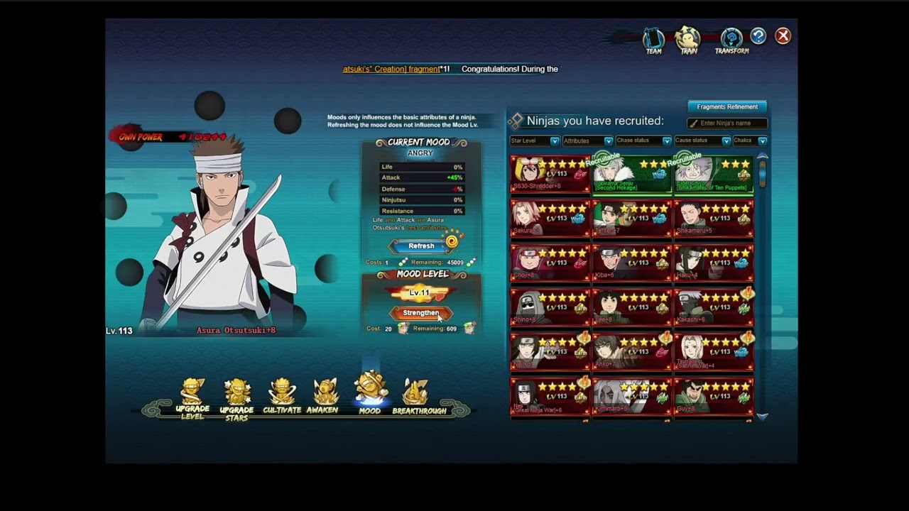 4 Accounts 110k Fuku Spending! | Naruto Online