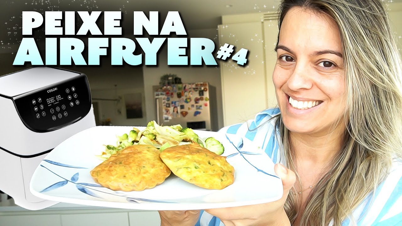 Receitas de Peixe na Airfryer : Pataniscas de Bacalhau #4 🐟