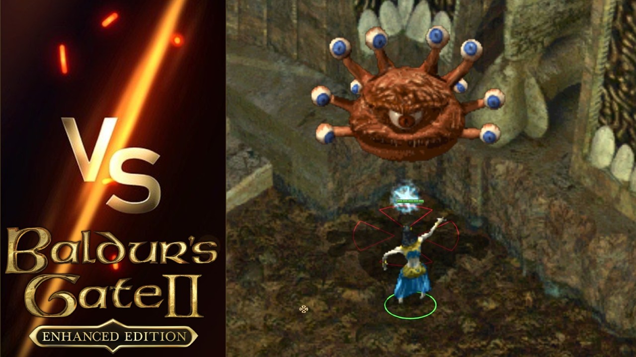 Can Vampire Beat Beholder in Baldur's Gate 2?
