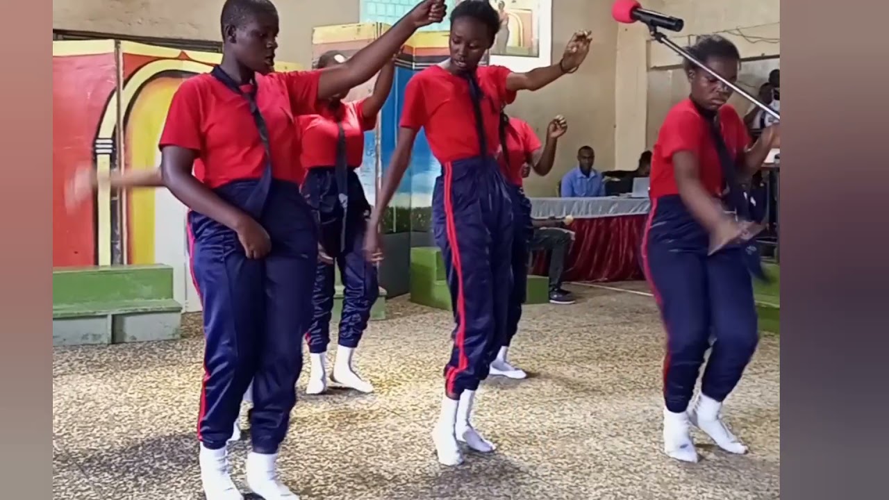 Modern dance by 2 E chebukaka Girls.