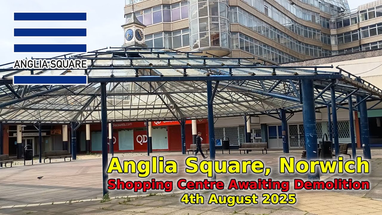 Anglia Square, Norwich. August 4th 2025. Soon To Be Demolished. A Last Look.