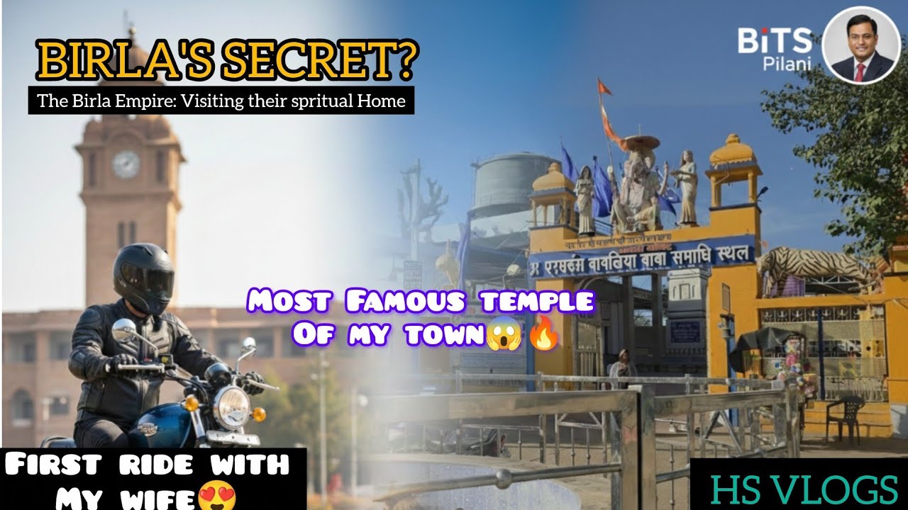 🤑 💰 Visiting the temples of Billionaires! 🤑💵| Bawaliya Baba mandir 🙏| Bike wash🏍️ | HS VLOGS